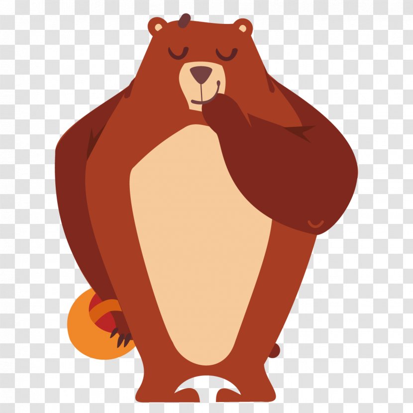 Brown Bear Tiger Giant Panda Bears Of The World - Frame - Cartoon Standing Transparent PNG