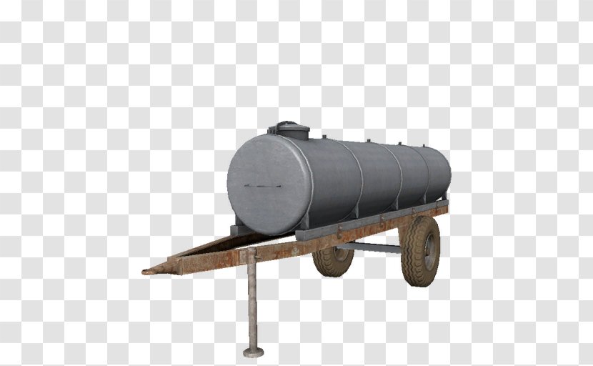 Pipe Cylinder Vehicle - Milk Tank Truck Transparent PNG