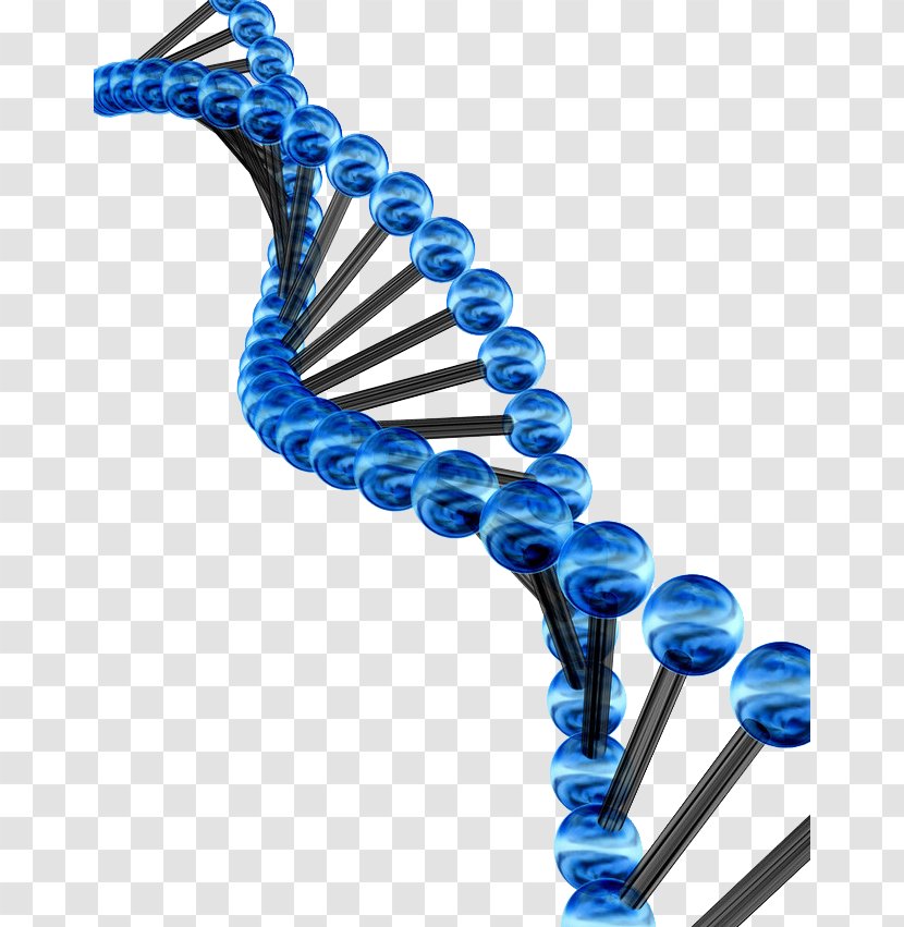 Genetic Code Genetics Three-dimensional Space Photography Illustration - Threedimensional - Blue Geometric Elements Chemical Technology Transparent PNG