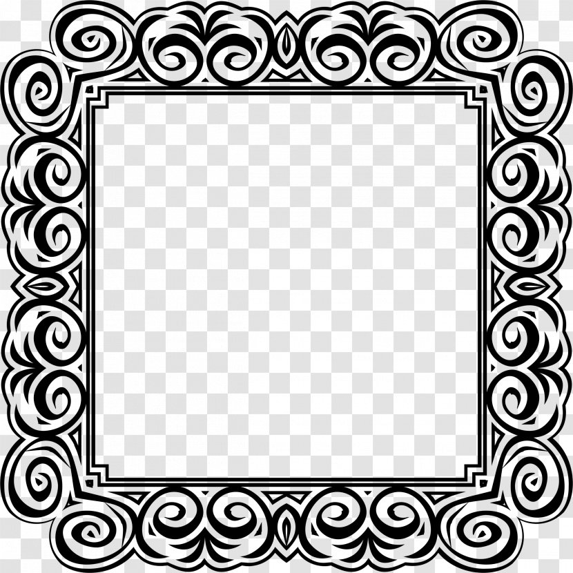 Picture Frames Clip Art - Symmetry - Abstract Border Transparent PNG