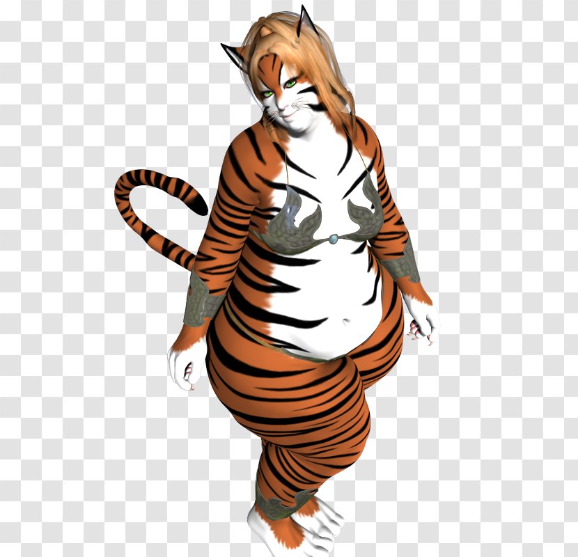 Tiger Cat Illustration Costume Clip Art Transparent PNG