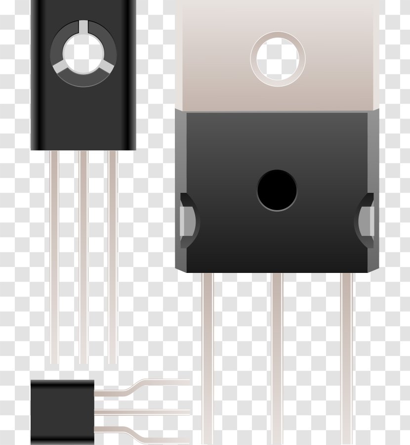 Transistor Electronic Component Circuit Clip Art - Rectangle - Cliparts Transparent PNG