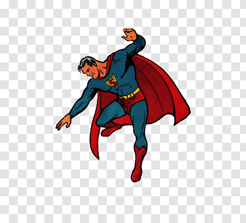 Superman Logo Supreme Comic Book - Joe Shuster - Golden Age Transparent PNG