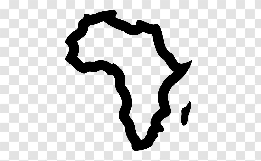Africa Download Clip Art - Monochrome - Map Transparent PNG