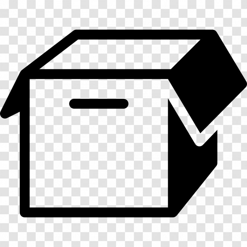 Cardboard Box Container - Symbol - Open Transparent PNG
