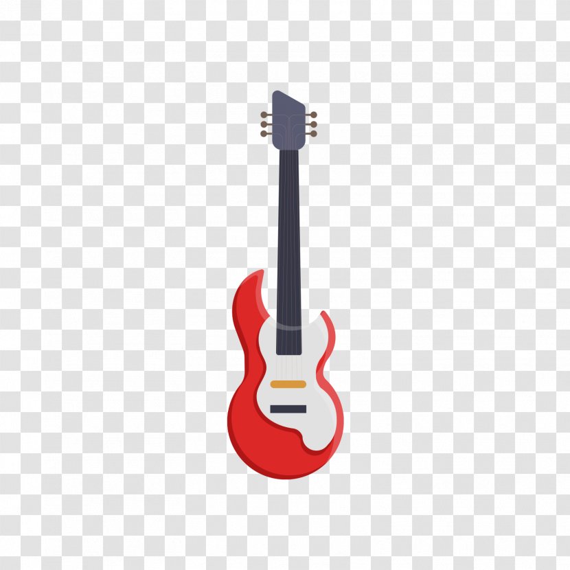 Electric Guitar Download - String Instrument - Red Electronic Transparent PNG