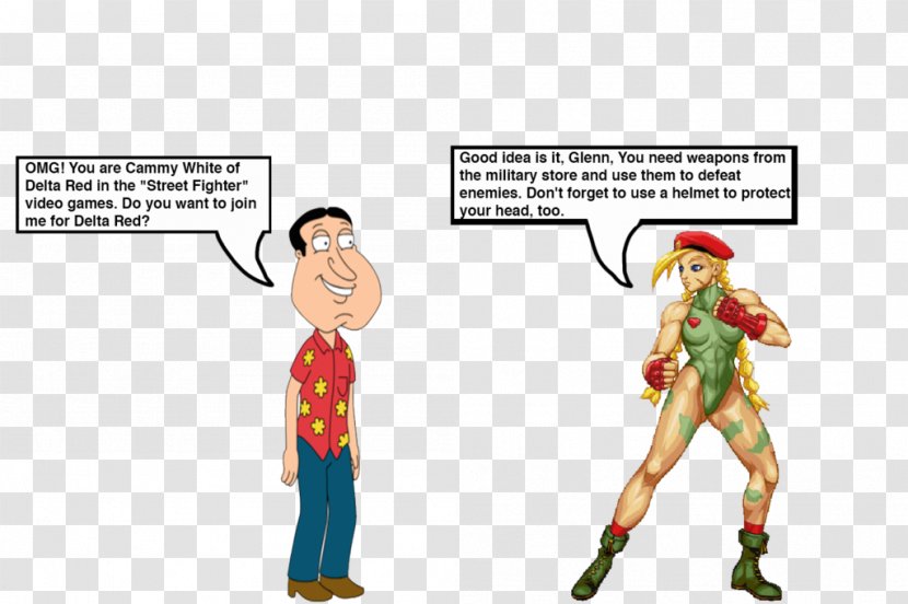 Cammy Glenn Quagmire Street Fighter Character Video Game - Clothing - Joint Transparent PNG