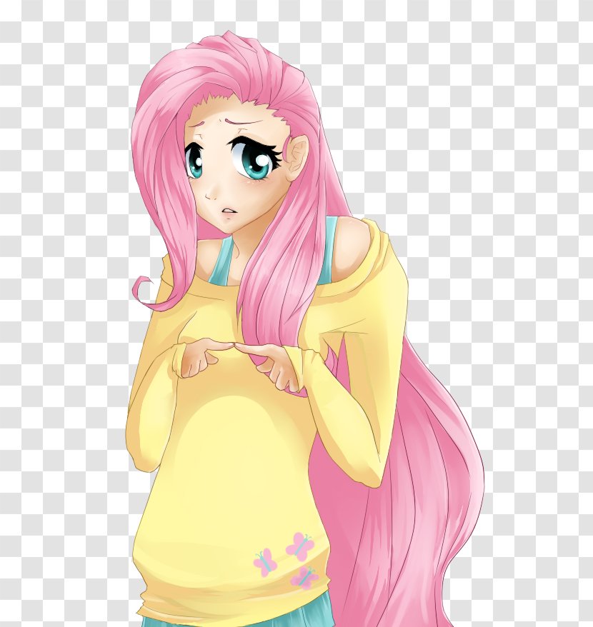 Fluttershy Pony Pinkie Pie Twilight Sparkle Applejack - Silhouette - Palpitate With Excitement Transparent PNG