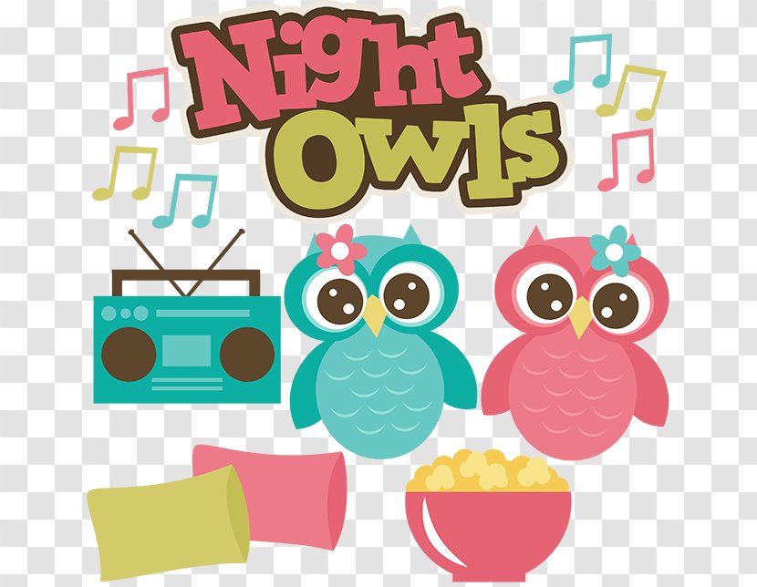 Sleepover Night Owl Clip Art - Scalable Vector Graphics - Clipart Transparent PNG
