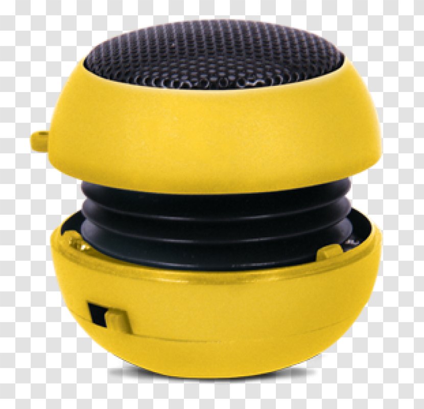 Hamburger Loudspeaker Product Sound MP3 - Yellow - Portable Iphone Speakers Transparent PNG