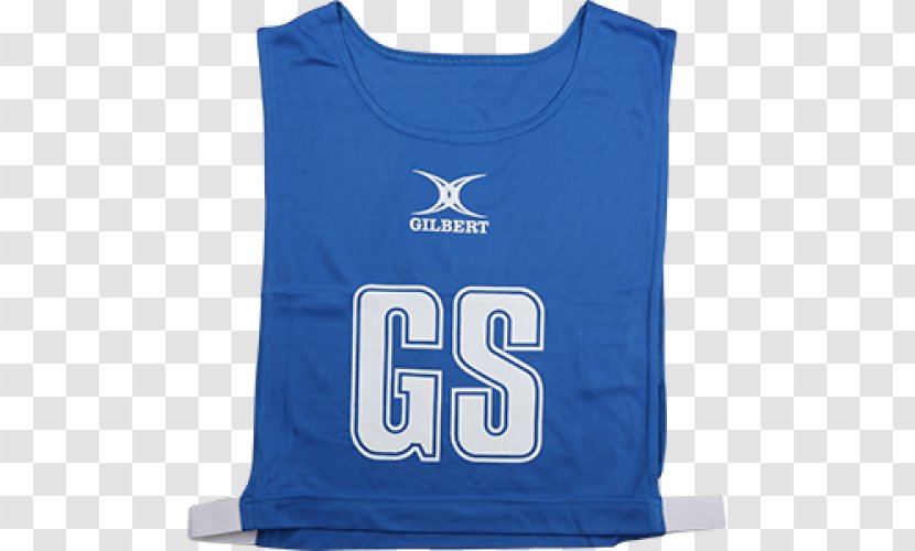 England Netball Bib Gilbert Sport - Sleeveless Shirt Transparent PNG