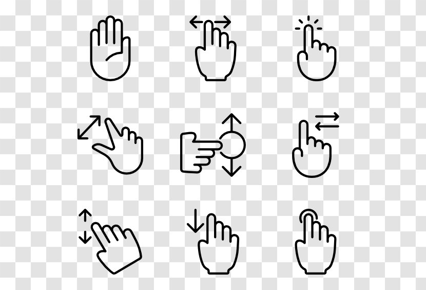 Gesture Symbol Finger - Frame Transparent PNG