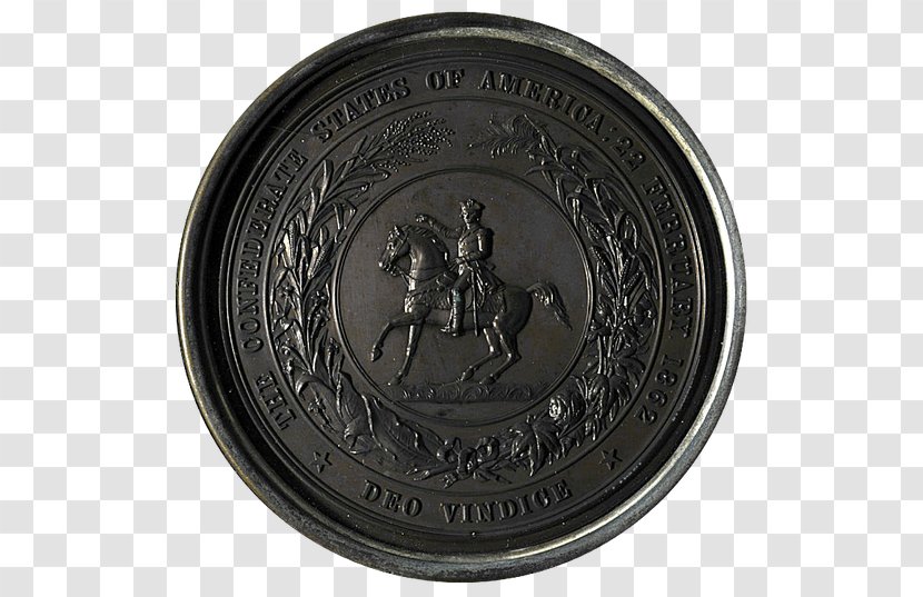 Great Seal Of The Confederate States America Document United - Electrotyping Transparent PNG