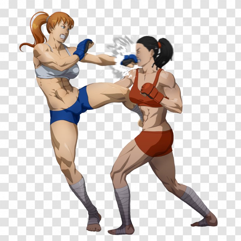 DeviantArt Kickboxing Drawing - Watercolor - Sew Transparent PNG