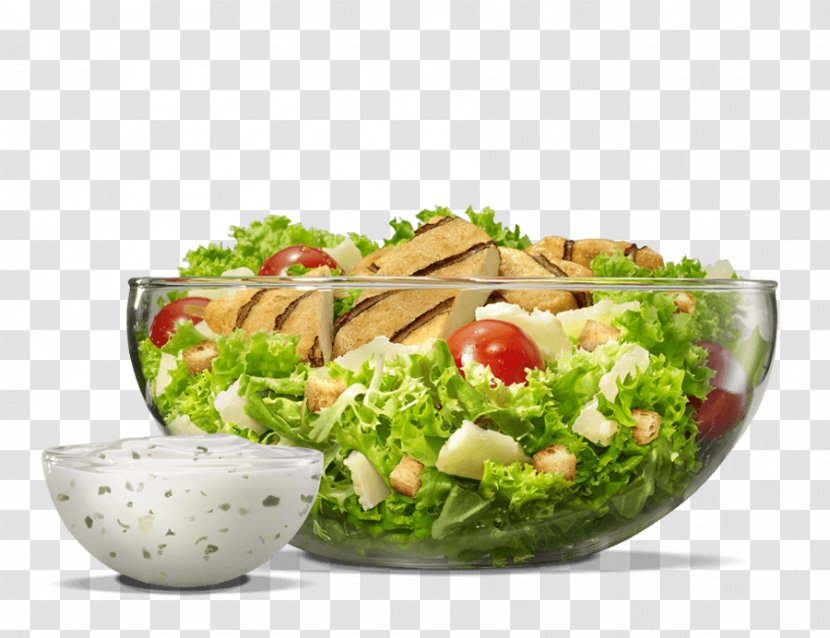 Caesar Salad Hamburger French Fries Fattoush Pickled Cucumber Transparent PNG