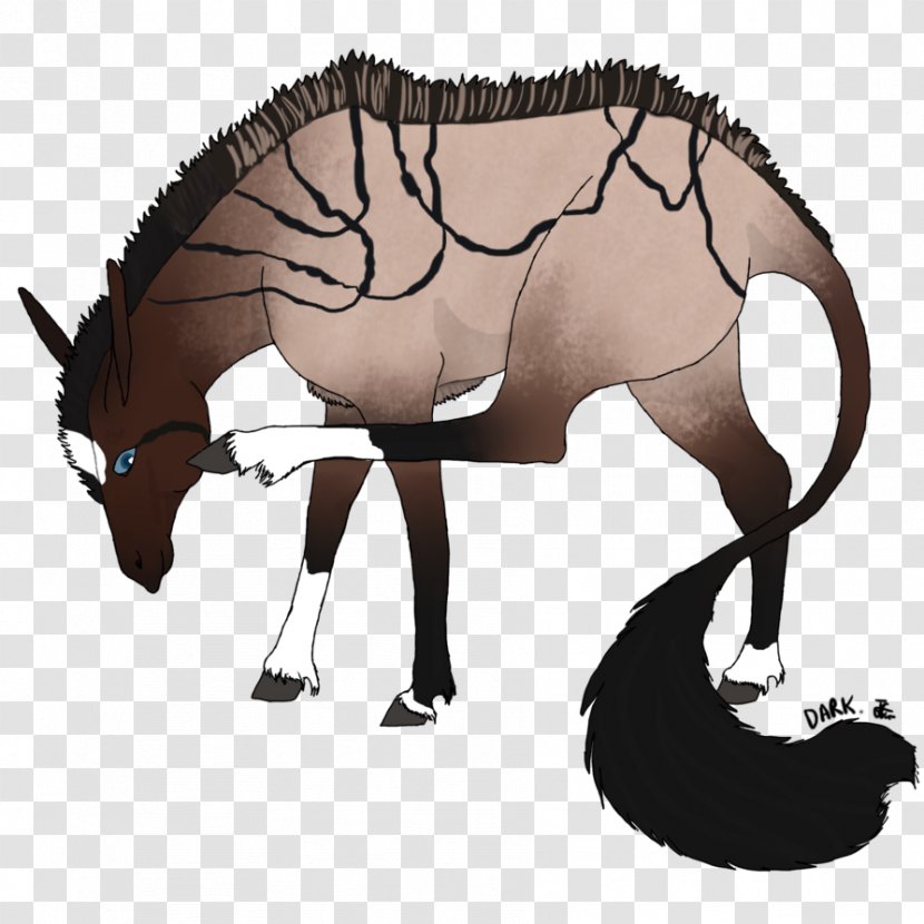 Mane Mustang Donkey Rein Cattle - Horn Transparent PNG