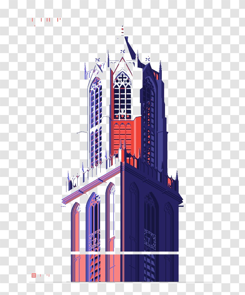 Graphic Design Church Illustration - Building - Pattern Transparent PNG