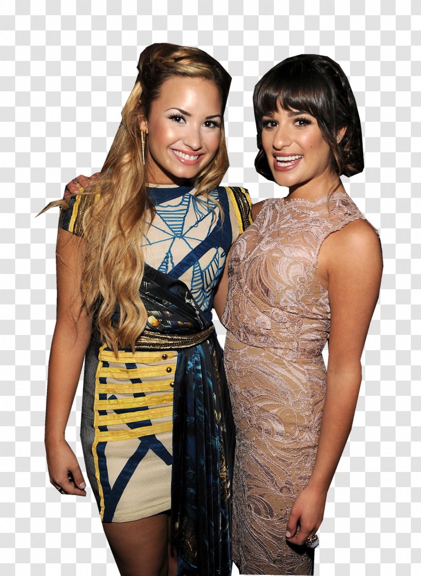 Demi Lovato Lea Michele Model Long Hair Fashion - Silhouette Transparent PNG