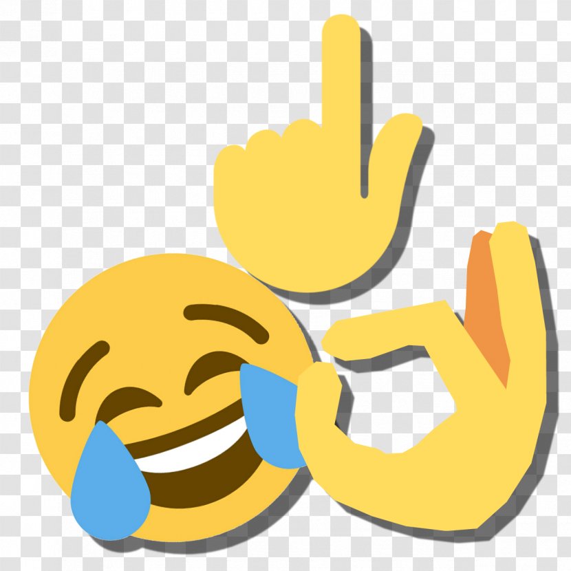 Emoji Discord Emoticon Text - Finger - Laughing Transparent PNG