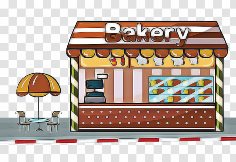 Cartoon House Building Fast Food Restaurant Restaurant Transparent PNG