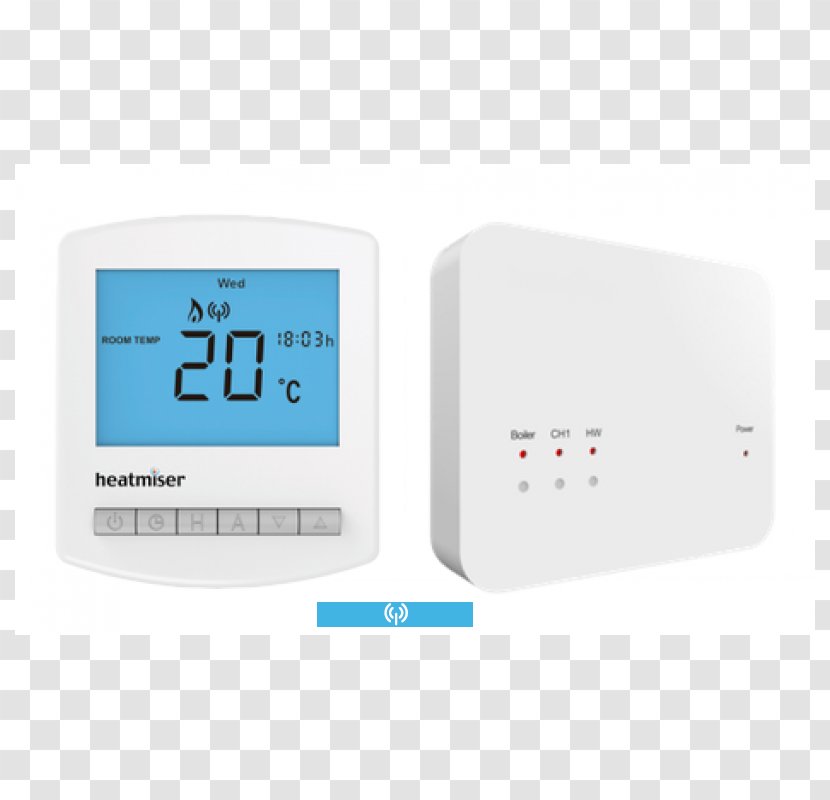 Programmable Thermostat Underfloor Heating Radio Frequency Room - Electronics - Heat Miser Transparent PNG