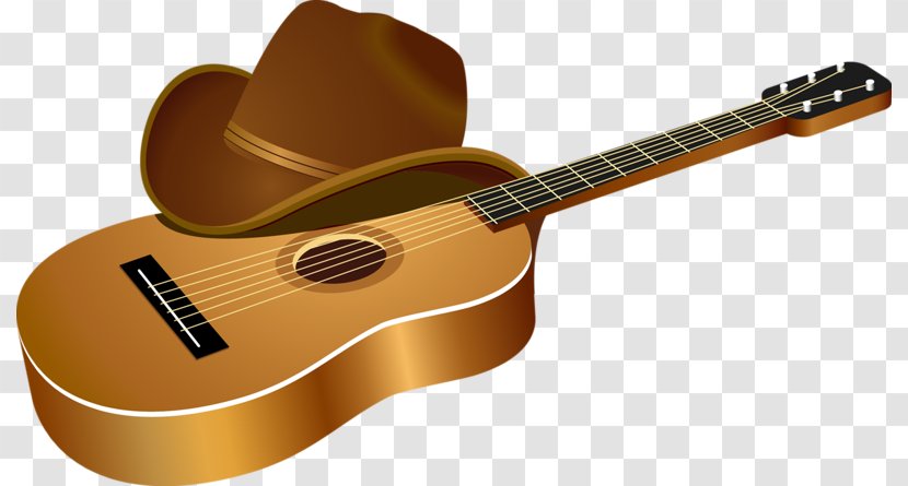Acoustic Guitar Musical Instrument - Tree - Violin And Cowboy Hat Transparent PNG