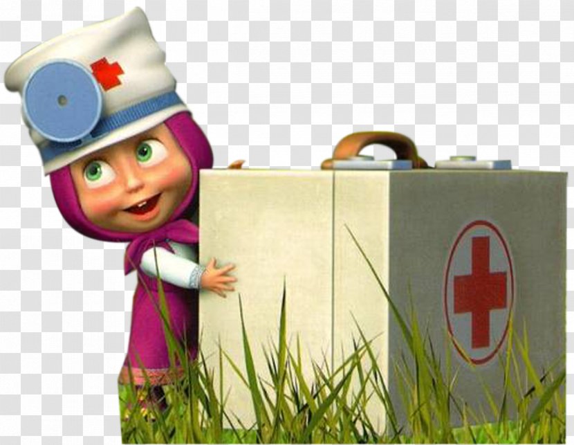Masha And The Bear Hare Child - Grass - Doctor Transparent PNG