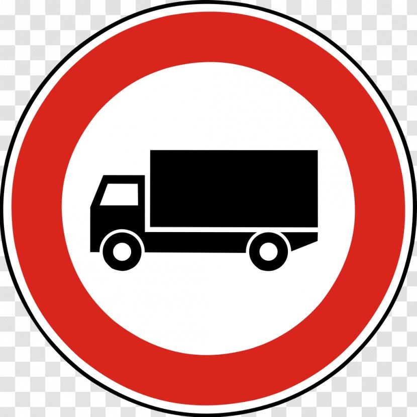Truck Traffic Sign Car Gross Vehicle Weight Rating Road - Semitrailer - Lorry Transparent PNG