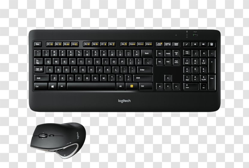 Computer Keyboard Logitech Wireless Backlight - Performance Transparent PNG