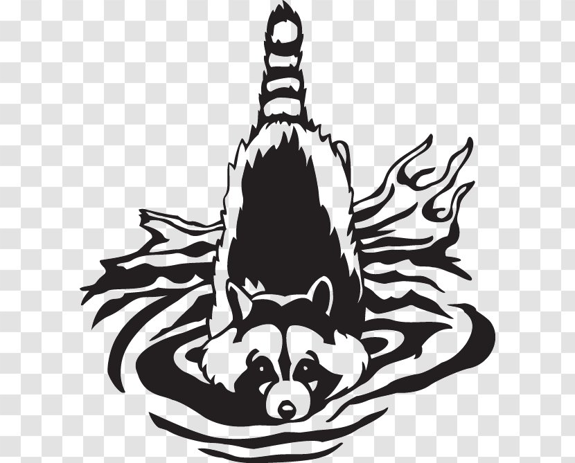 Raccoon Clip Art Coon Hunting Black And Tan Coonhound - Visual Arts Transparent PNG
