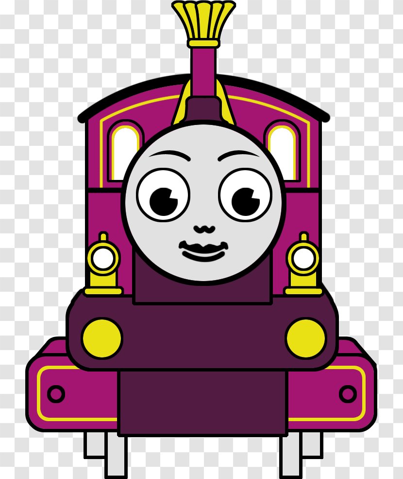 Thomas Tank Locomotive Character Poster - Cartoon Lady Finger Transparent PNG