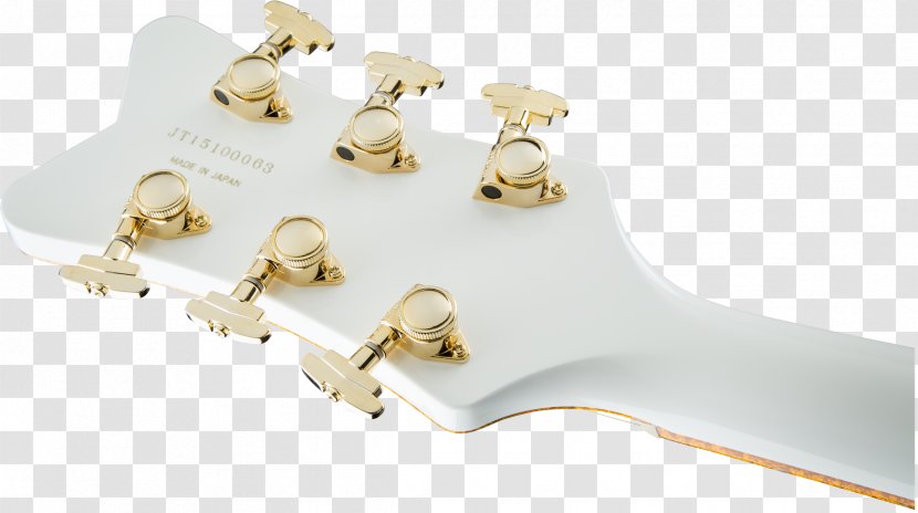 Gretsch White Falcon Bigsby Vibrato Tailpiece Semi-acoustic Guitar - Musician Transparent PNG