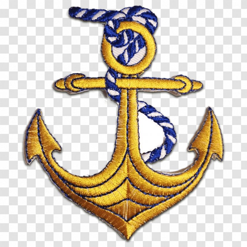 Anchor Embroidered Patch Embroidery Sewing Iron-on Transparent PNG