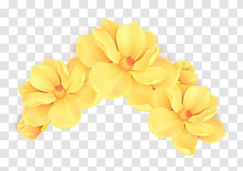 Cut Flowers Yellow Flower Transparent PNG