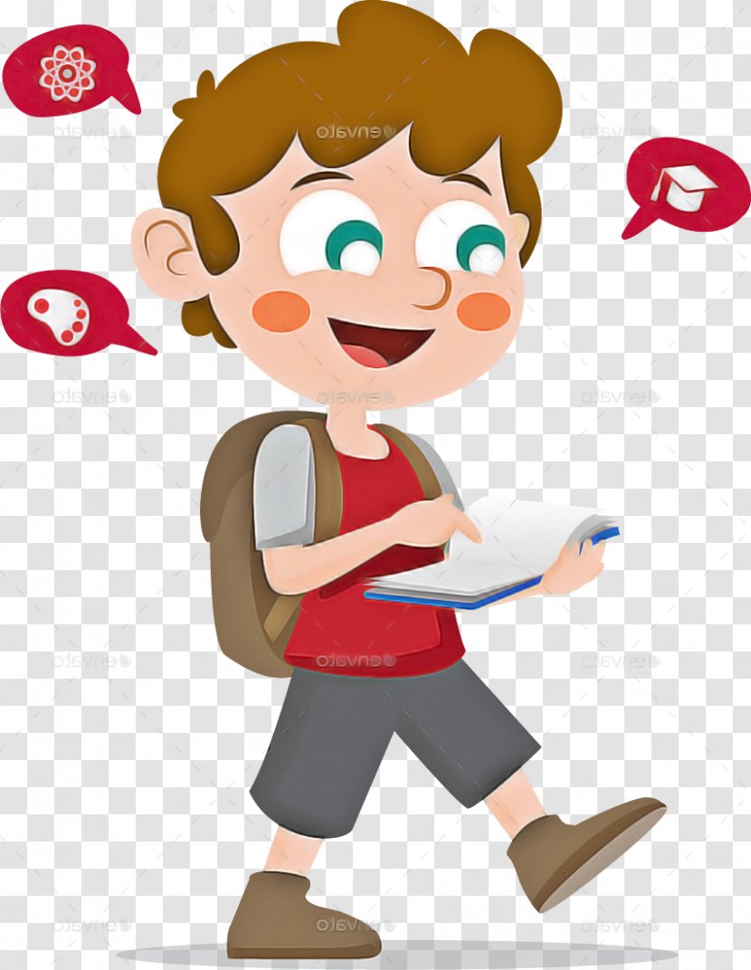 Cartoon Clip Art Happy Smile Fictional Character - Gesture - Style Transparent PNG
