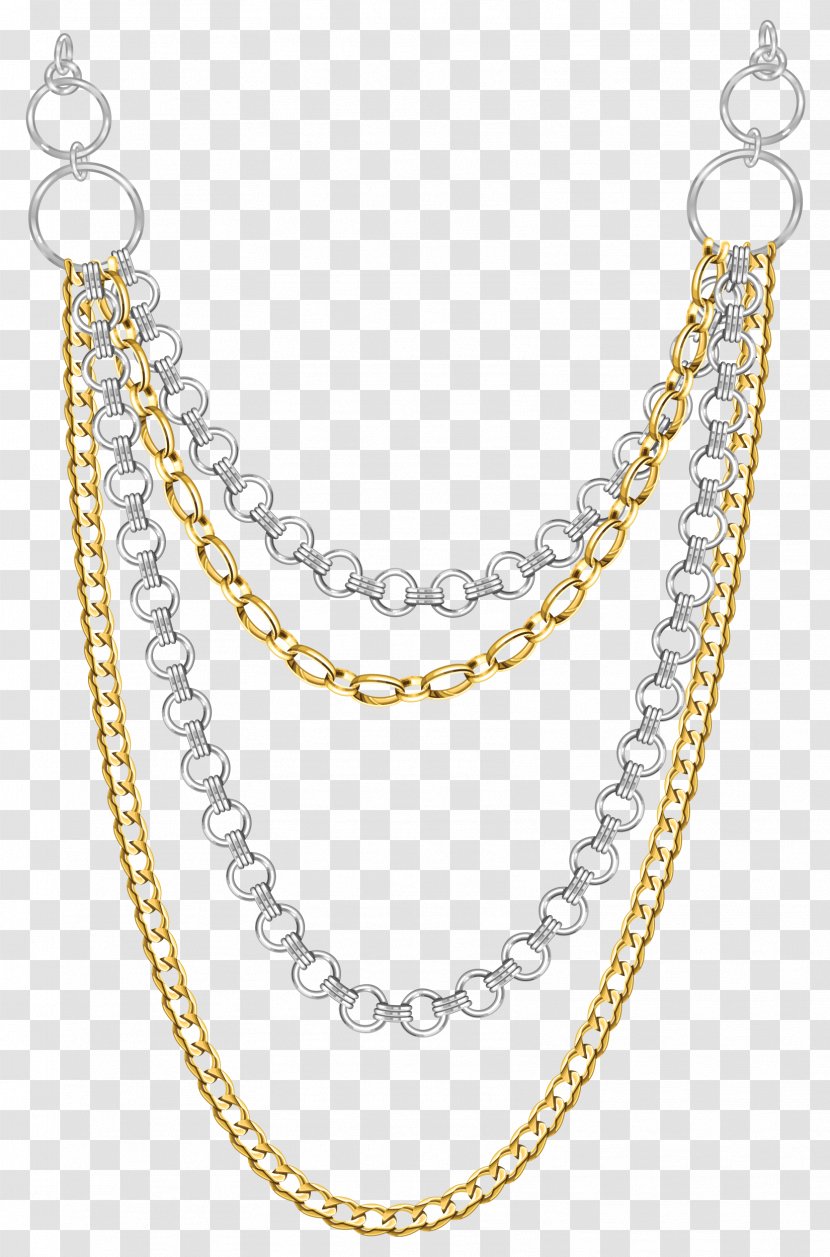 Necklace Jewellery Chain Pearl - Body Jewelry - Multi Strand Transparent PNG