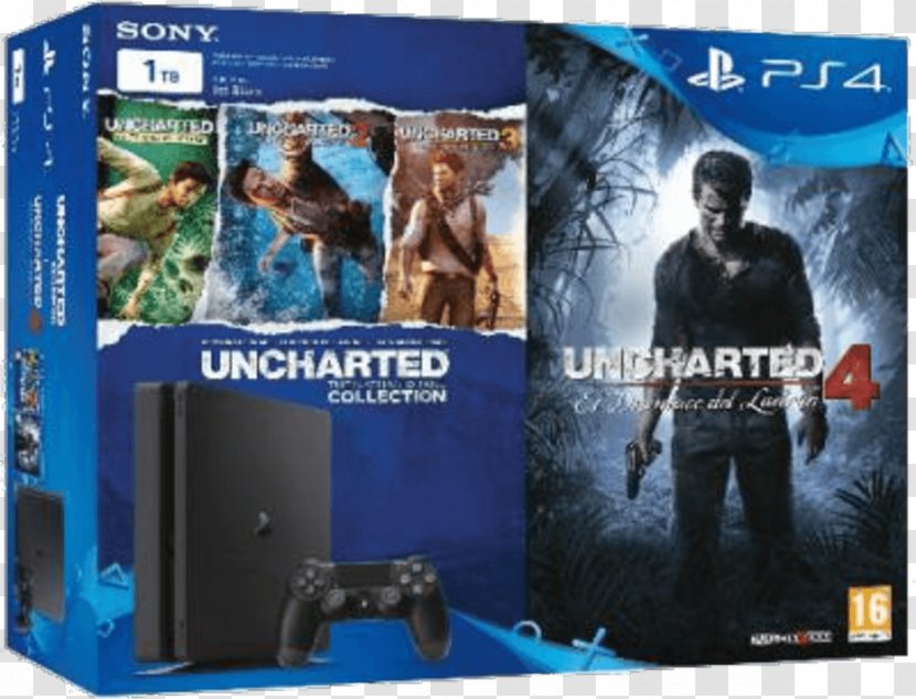 Uncharted: The Nathan Drake Collection Drake's Fortune Lost Legacy Uncharted 4: A Thief's End PlayStation - Playstation 4 - Sony Transparent PNG