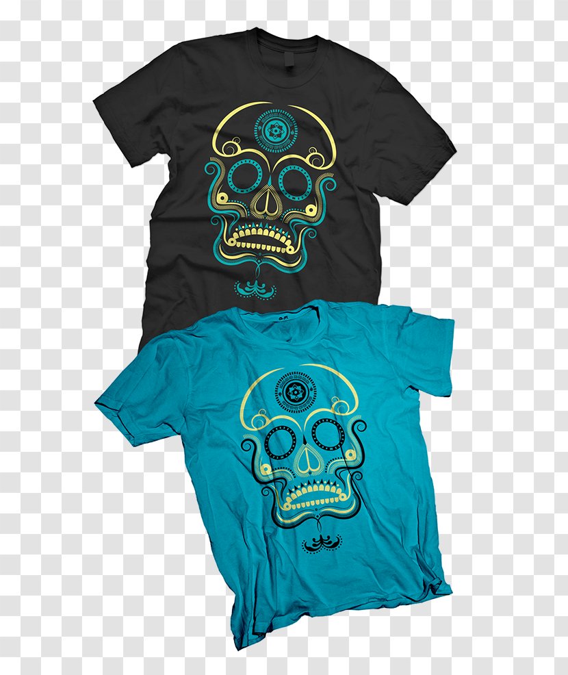 T-shirt Sleeve Skull Font - Shirt Transparent PNG