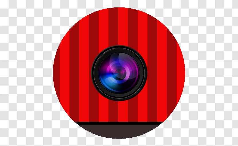 Camera Lens Magenta - Photo Booth - App Photobooth Transparent PNG