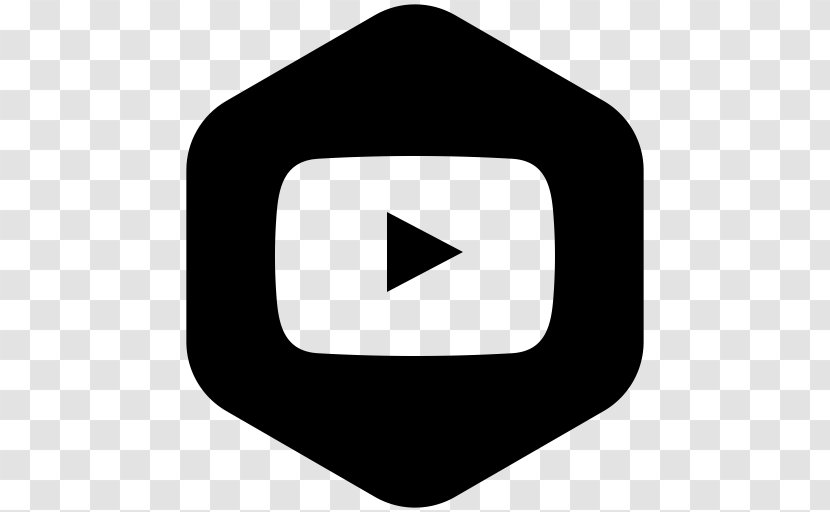 YouTube Black And White Logo - Youtube Transparent PNG