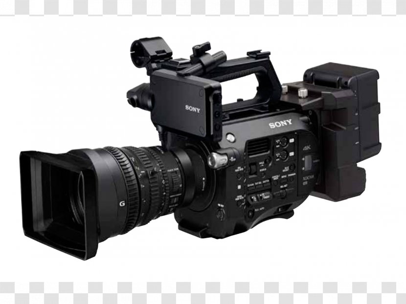 Sony XDCAM PXW-FS7 II Camera α - Cameras Optics Transparent PNG