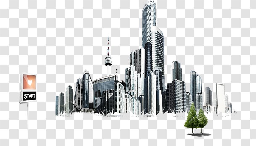 Building Materials Architectural Engineering - Mixed Use - City ​​building Transparent PNG