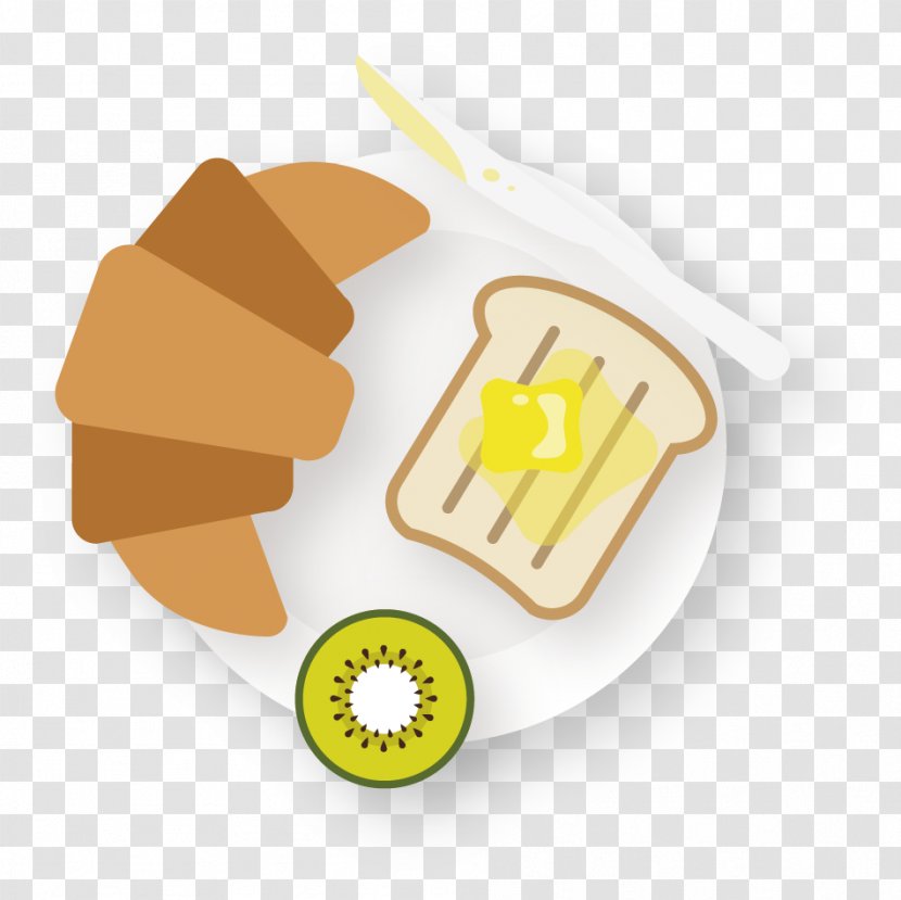 Breakfast Bread Food Egg - Vecteur Transparent PNG