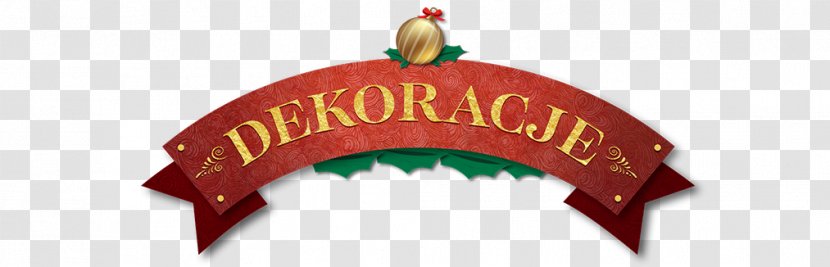 Christmas Ornament Headgear Day Font - Category Decoration Transparent PNG