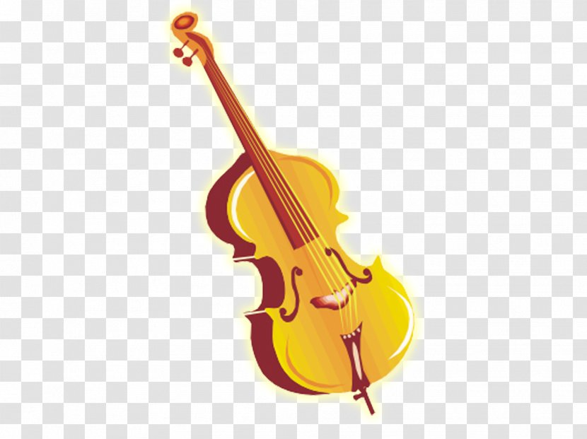 Bass Violin Musical Instrument - Bowed String Transparent PNG