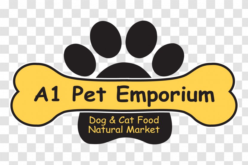 Dog Cat Food A1 Pet Emporium - Text - Organic Logo Transparent PNG