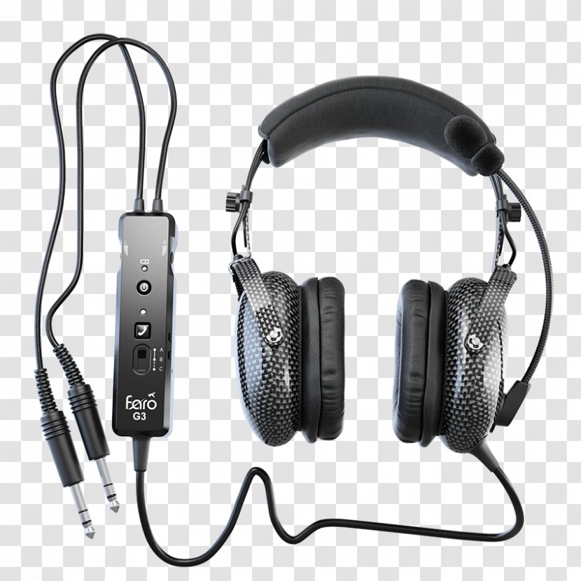 Active Noise Control Noise-cancelling Headphones Headset Aviation - Sound Transparent PNG