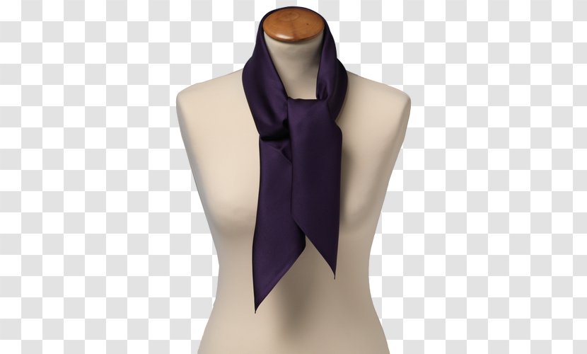 Scarf Necktie Cloth Handkerchief Foulard - Violet Transparent PNG