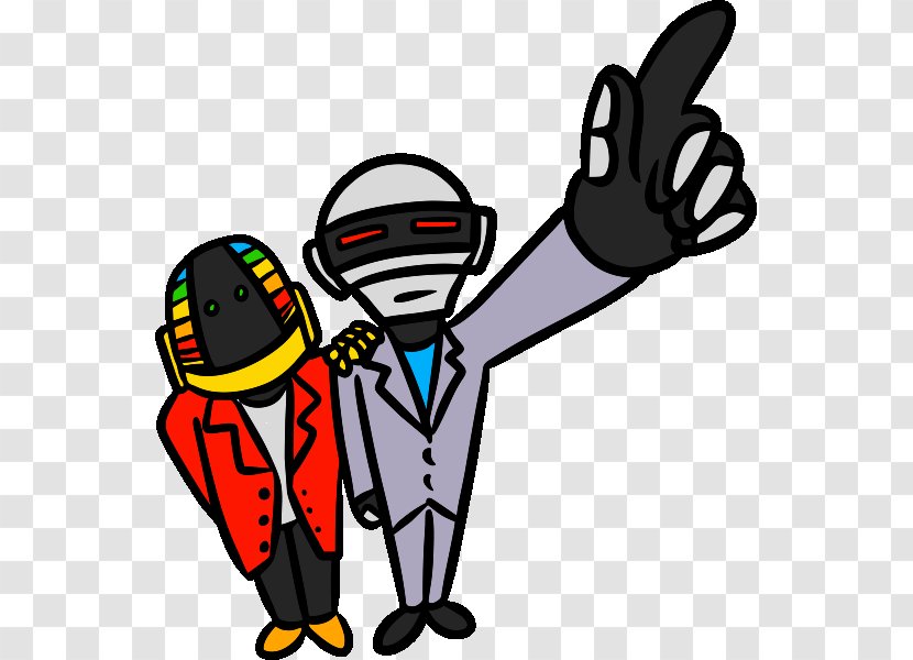 Daft Punk Drawing Club - Silhouette Transparent PNG