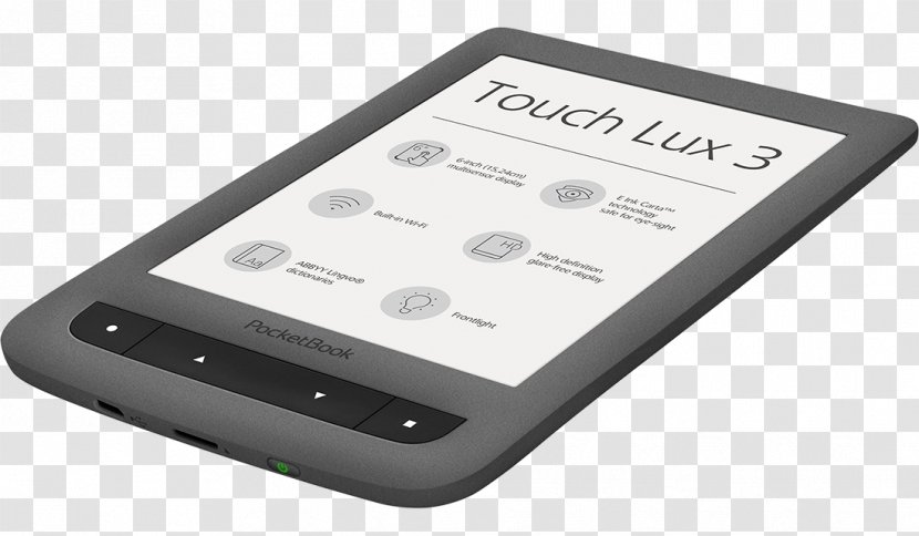 Mobile Phones E-Readers PocketBook International E-book - Ebook Reader 152 Cm Pocketbooktouch Lux - Book Transparent PNG